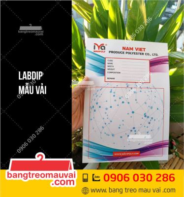 Labdip mẫu vải Công ty Nam Việt